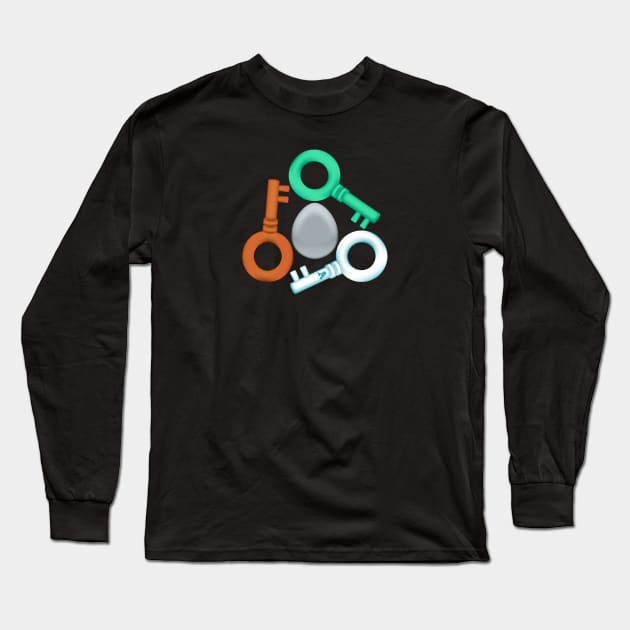 Anorak's Keys - Book Long Sleeve T-Shirt by MadKingKev